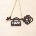 オープンキー OPEN KEY OPEN＆CLOSE 両面 プレート コベントアイアン