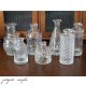 ガラス瓶 ジェルメーヌ グラス アンティーク調 ７点セット フラワーベース 小瓶