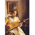 ギターを弾く女 ヨハネス フェルメール ポストカード オランダ 製 グリーティングカード 絵はがき