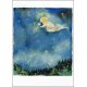 ミリ・ウェーバー 星の夜 スイス 製 ポストカード グリーティングカード 絵はがき アンティーク調 星