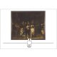 ミッフィー ディック・ブルーナ アートを鑑賞するミッフィー レンブラント 夜警  ポストカード オランダ 製 グリーティングカード 絵はがき