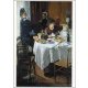 昼食 1868年 クロード モネ ポストカード スイス 製 グリーティングカード 絵はがき 