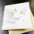 パブロ ピカソ 平和の鳩 若者を祝う鳩 Pablo Picasso ポストカード フランス 製 グリーティングカード 多目的 ポストカード 絵はがき