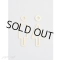 ブラスサイン 真鍮 ライン トイレット Toilet line sign plate brass  アンティーク調 トイレ