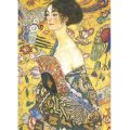 扇を持つ婦人 グスタフ・クリムト Gustav Klimt ポストカード ドイツ 製 グリーティングカード 絵はがき