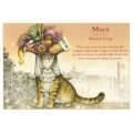 セブリーヌキャット フランス 製 ポストカード セブリーヌ・ピノー Mars Mardi-Chat グリーティングカード ねこ 猫 ネコ 絵はがき アンティーク調  雑貨 小物