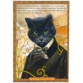 セブリーヌキャット フランス 製 ポストカード セブリーヌ・ピノー CHAT BAUDELAIRE グリーティングカード ねこ 猫 ネコ 黒猫 絵はがき アンティーク調  雑貨 小物