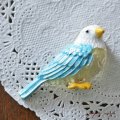 セキセイインコ ブローチ ブルー インコ 鳥