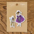 くらはしれい Kurahashi Rei  嗜み シール ＆ アイロン ワッペン アップリケ ステッカー