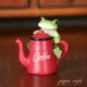 Copeau コポー  コーヒーポットカエル 置物 ダイカイ オブジェ カエル コーヒー  ポット