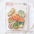 木製ボタンセット かぼちゃ フランス 製 木製ボタン アトリエ ボヌール ドゥ ジュール ハロウィン