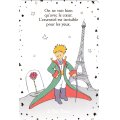 星の王子さま Le Petit Prince  ポストカード フランス 製 グリーティングカード 心で見なくちゃ、ものごとはよく見えないってことさ。