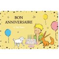 星の王子さま Le Petit Prince  ポストカード フランス 製 バースデーカード Happy Birthday お誕生日おめでとう グリーティングカード