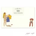くらはしれい ミニ メッセージカード ハローキティ （お洋服）サンリオ コラボ 日本 製  グリーティングカード  キティ