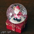 スノードーム サンタクロース クリスマスベル