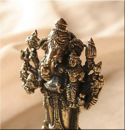 画像1: 立つ ガネーシャ　　小仏像