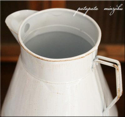画像1: バリル ミルクポット Ｌ ホワイト ミルク缶 ドラム缶