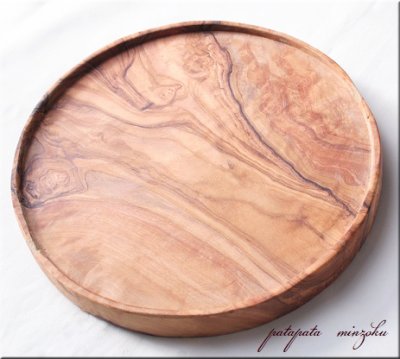 画像1: オリーブの木 トレイ プレート 浅皿 オリーブ