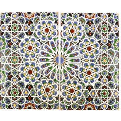 画像3: モロッコタイル ラージ カラフル C タイル モロッコ 
