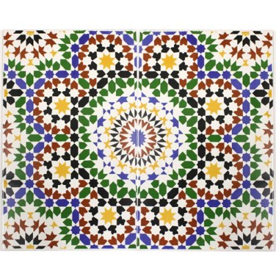 画像3: モロッコタイル ラージ カラフル N タイル モロッコ 