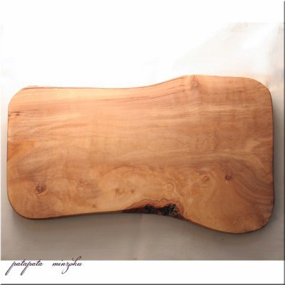 画像1: カッティングボード オリーブ の 木　まな板 ナチュラルカッティングボード サービングボード