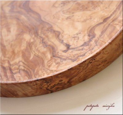画像1: オリーブの木 トレイ プレート 浅皿 オリーブ