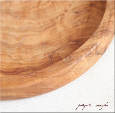 画像1: オリーブの木 トレイ プレート 小皿 S 14cm 浅皿 オリーブ