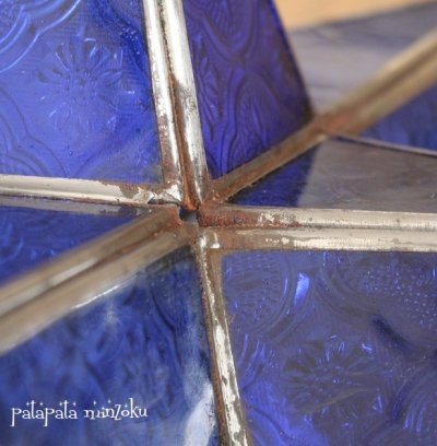 画像3: スターシェード S ブルー モロッコ ガラスランプ スターグラス