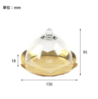 画像2: インブルーム ガラスドーム ブロッサム  M サイズ ディスプレイ ドーム テラリウム アンティーク調