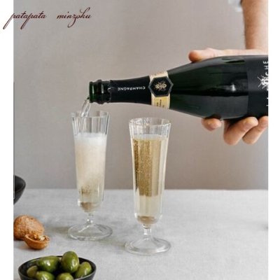 画像2: アナ フルートグラス 130cc ポルトガル 製 ガラス ワイン シャンパン