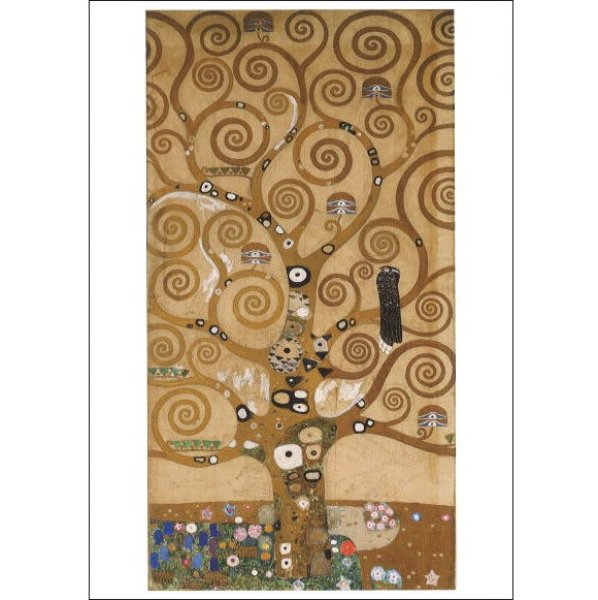 画像1: 生命の樹 グスタフ・クリムト Gustav Klimt ポストカード スイス 製 グリーティングカード 絵はがき (1)