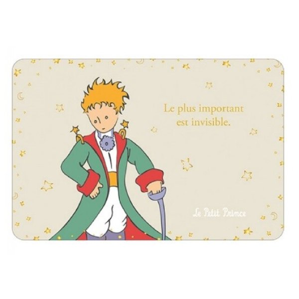 画像1: 星の王子さま Le Petit Prince ポストカード フランス 製 グリーティングカード 大切なものは、目に見えない (1)