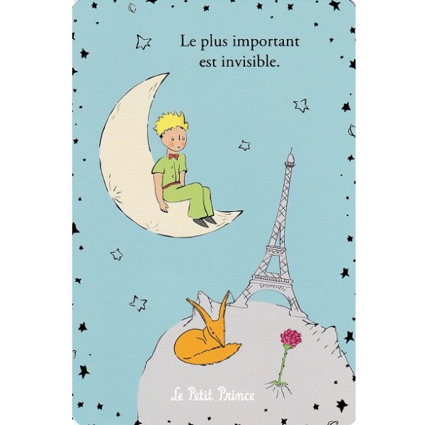 画像1: 星の王子さま Le Petit Prince  ポストカード フランス 製 グリーティングカード 大切なものは、目に見えない (1)