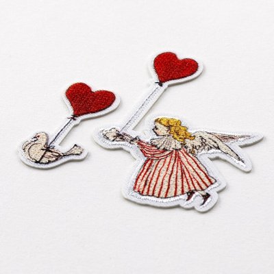 画像2: くらはしれい Kurahashi Rei  愛を送る シール ＆ アイロン ワッペン アップリケ ステッカー