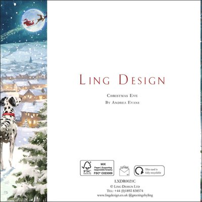 画像3: クリスマス 4匹の犬とサンタクロース グリーティングカード イギリス 製 ポストカード クリスマスカード 犬 ドック