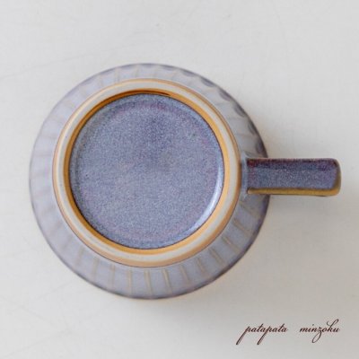 画像2: みのる陶器 マグカップ shino シノ グレー  コーヒー カップ  陶器 磁器  マグ